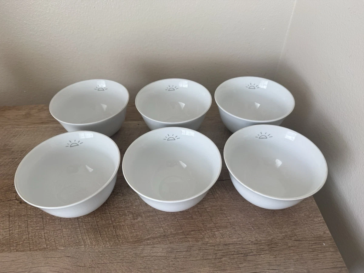 Crate and Barrel White Porcelain Dinnerware Bowls for sale | eBay