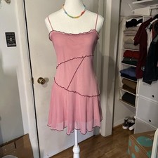 Urban outfitters pink mesh dress Size small