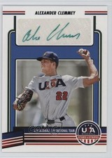 2023 Panini USA Baseball Stars & Stripes Alexander Clemmey #18U-AC Auto 15t1