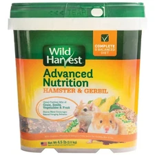 New Wild Harvest Advanced Nutrition for Hamsters and Gerbils 4.5 lbs