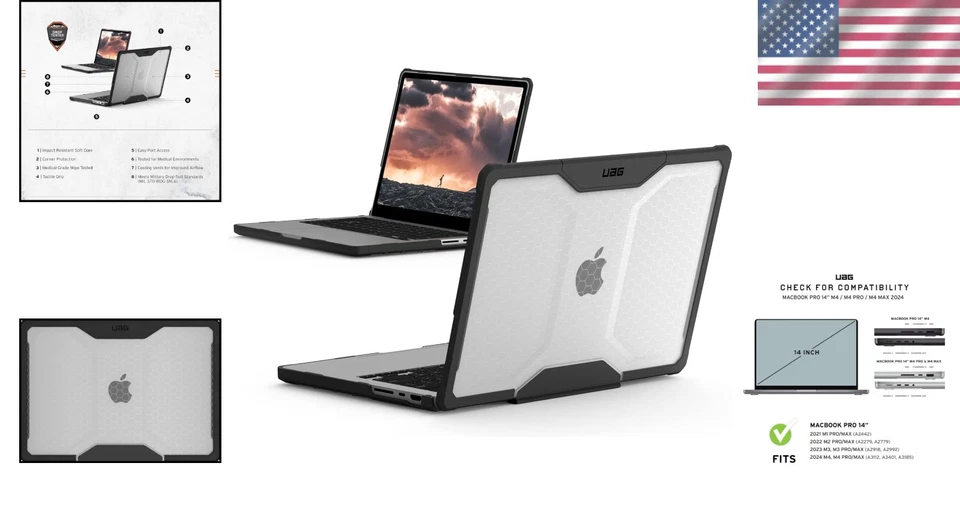 Funda Plyo Grado Militar UAG - MacBook Pro 14" Foto 2 de 4