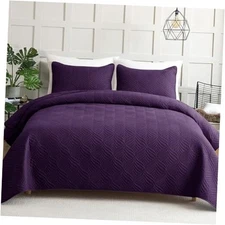  Elegant Extra Soft California King Size California King(104"x112") Deep Purple
