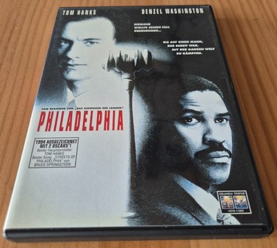 DVD - PHILADELPHIA - TOM HANKS - DENZEL WASHINGTON - WIE NEU