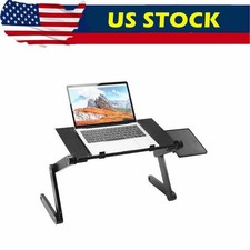 360  Adjustable Laptop Table Stand Lap Sofa Bed Tray Foldable PC Notebook Desk