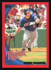 2010 Topps #407 Nick Punto RED BORDER /299 Minnesota Twins