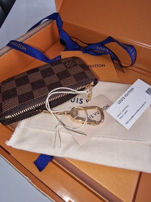   Louis Vuitton Schlüsseletui Damier Ebene Canvas NEU Fullset 