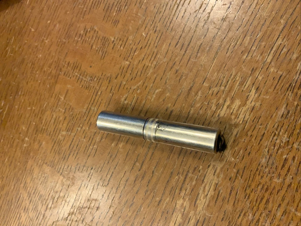 维多利亚望远镜铅笔黄铜头伸缩扩展机械阅读 — 第 4/4 张图片