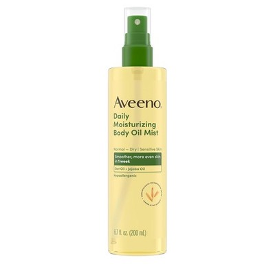 Aveeno Daily Moisturizing Dry Body Oil Mist Spray 6.7oz Oat & Jojoba
