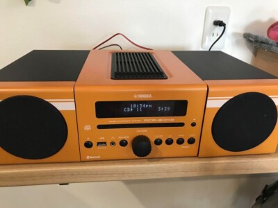Yamaha MCR-B043 Orange Micro Component CD USB Wide FM AM Radio