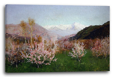 Kunstdruck Issac Levitan - Frühlungszeit in Italien