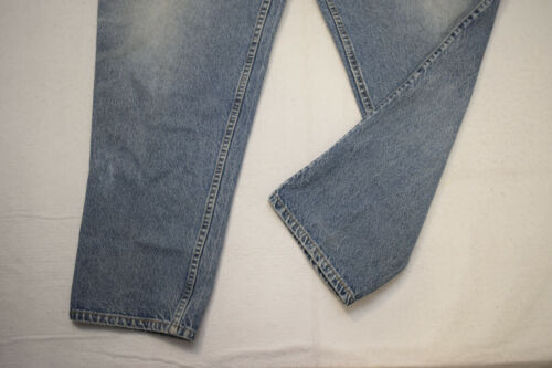 VTG Levi's 545 Loose Fit Tapered Denim Blue Jeans USA MADE Mens Size 50 x 32 BIG - Picture 3 of 11