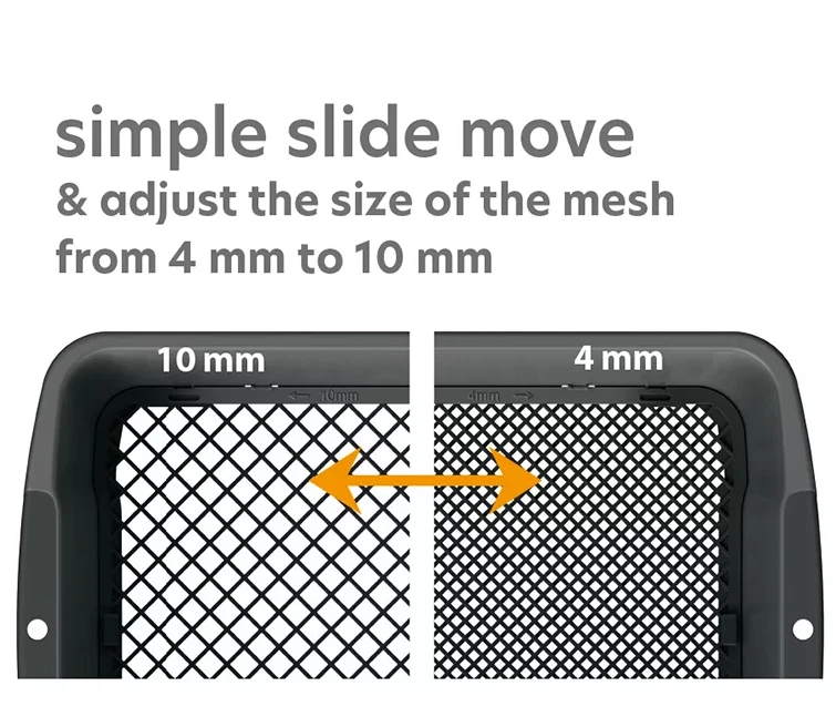 Gartensieb Siebwanne PP-5950 Siebkorb Schüttelsieb Erdsieb 394 x 294 x 108 mm - Bild 2 von 3