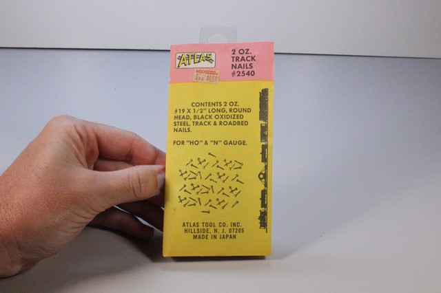 n scale track nails