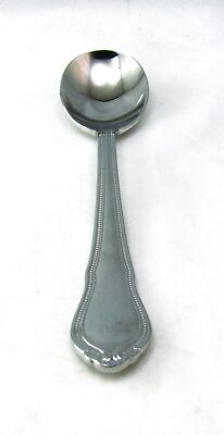 Hampton Silversmiths Edelstahl 18/10 Lauren Frosted Zucker Löffel