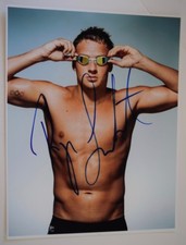 Ryan Lochte Signed Autographed 11x14 Photo USA Olympic Swimmer VD