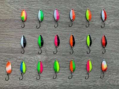 TROUT AREA BAIT'S Forellenblinker 3,5g, Trout Area, UL, Forellen, Japanblinker, Spoon, UV, Glow