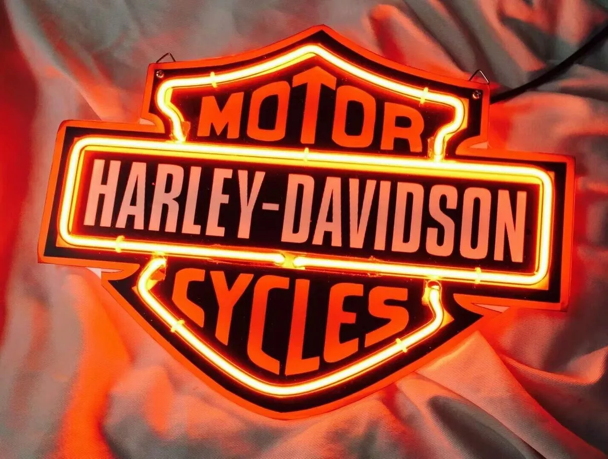 Harley davidson lighted signs deals