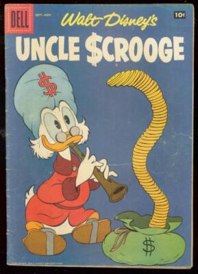UNCLE SCROOGE #19 1957-WALT DISNEY-CARL BARKS --ART VG | eBay