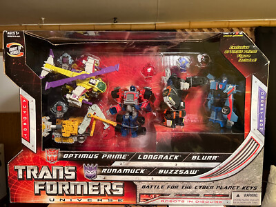 Transformers Universe Battle for the Cyber Planet Keys MISB