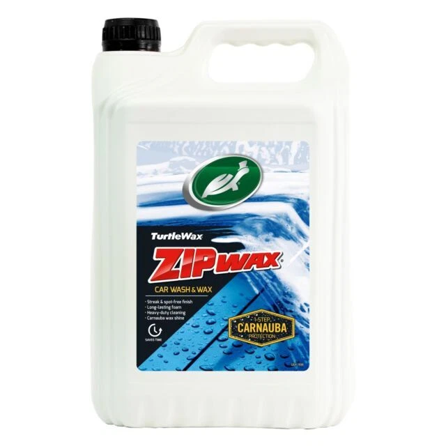 Turtle Wax 52824 5L Zip Wax Car Wash and Wax
