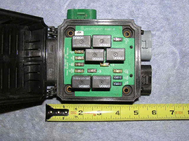 Remolque autocaravana autobús Bussmann panel bloque de fusibles interruptor caja de conexiones Alpine WRV OEM Foto 3 de 4