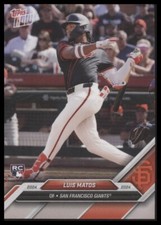 2024 Topps Now Road to Opening Day San Francisco Giants #OD-295 Luis Matos