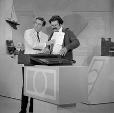 Jack Burns Avery Schreiber on The John Gary Show 1966 Television Old Photo 1