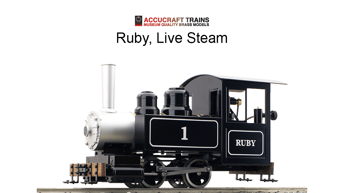 Accucraft Trains - Ruby 0-4-0, RTR, Live Steam | eBay