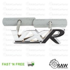 Black Chrome Metal Bolt Clamp On VXR Front Grill Badge for Vauxhall Astra Corsa