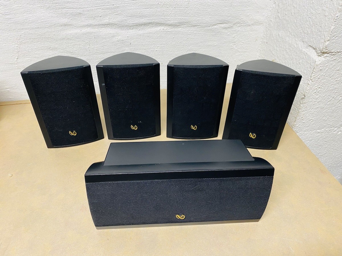 Infinity Set Of 5 Minuette MPS 4 Satellites Speakers & 1 Center