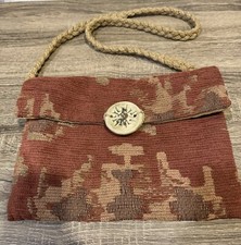 Women  s Vintage Tapestry Bohemian Crossbody Purse EUC OOAK
