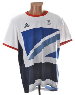 GREAT BRITAIN 2012 HOME FOOTBALL TEAM OLYMPIC SHIRT ADIDAS SIZE L ADULT