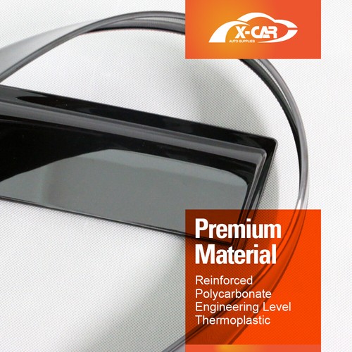 Weathershields for Mitsubishi Mirage 2012-2022 Car Window Visor Weather Shields - Picture 7 of 8