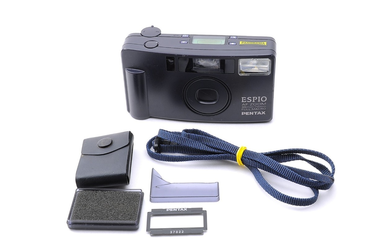 Pentax Espio AF Zoom Black 35mm Point & Shoot Film Camera