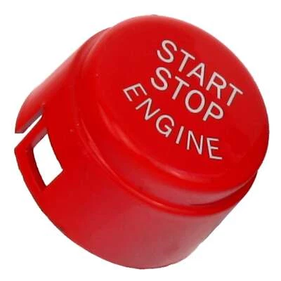 Startknopf Kompatibel mit BMW 5er F07 F10 F11 6er F06 F12 F13 7er F01 Rot Glanz - Bild 1 von 4