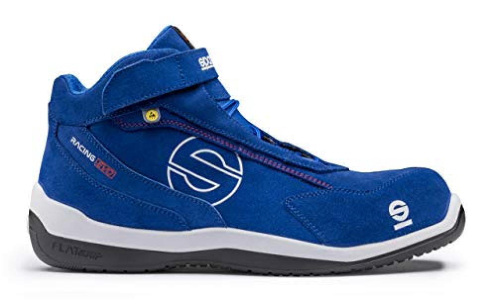 (TG. 45 EU) Sparco 0751545AZAZ Scarpa Antinfortunistica Da Lavoro, Blu Sparco, 4
