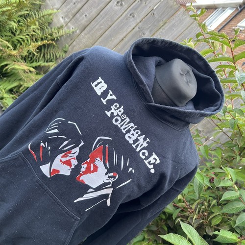 Vintage My Chemical Romance MCR Three Cheers For Sweet Revenge Hoodie Hoody  M - Body Logic