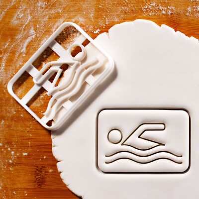 Schwimmen Symbol Ausstecher - Schwimmertrainer Wassersport Wettkampf Schwimmteam