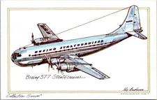 Boeing 377 Stratocruiser - 1974 Aviation Postcard - Roy Anderson Art - Aircraft