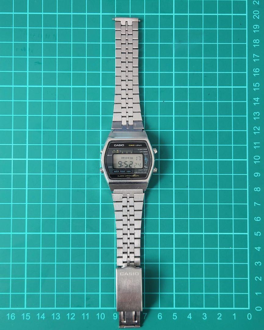 【80's VTG】 CASIO Alarm Chronograph W-250 Vintage Casio W-250 Marlin Alarm Chronograph Men's Watch