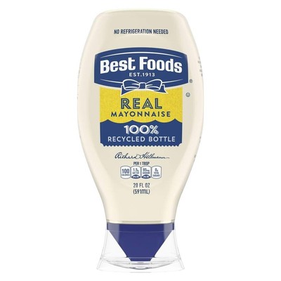 Squeeze Bottle of Rich Real Mayonnaise - Made from 100% Recycled Plastic