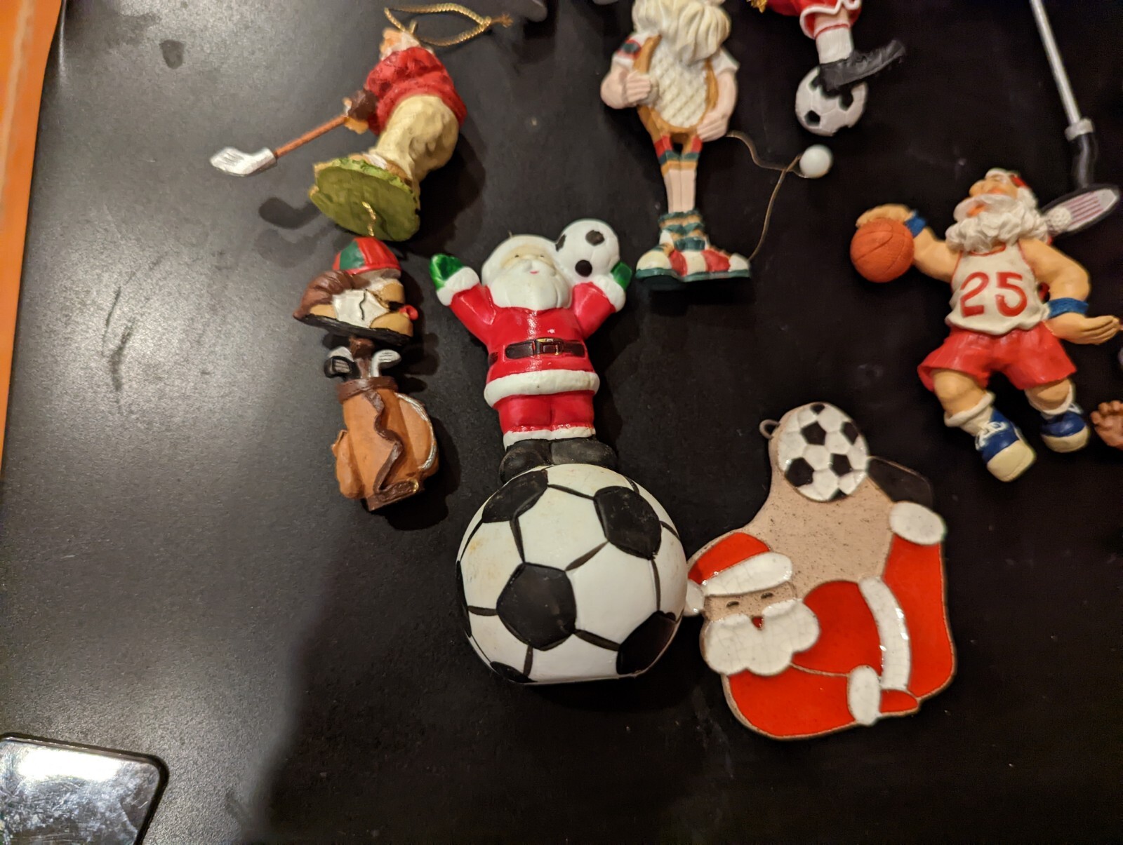 Lot of 11 Sports Christmas Tree Ornaments eBay