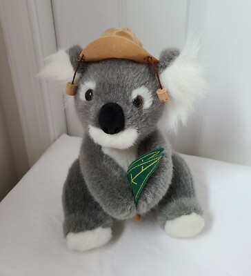 Koala Plush Bear Australia Kanley Hat Leaves