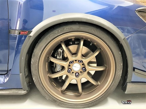RPG Carbon SS Fender Flares 35mm Wide Arch 8 Pcs Kit for 15-21 Subaru WRX STi VA - 第 1/21 張圖片