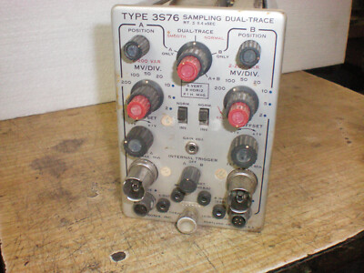 Tektronix Einschub Type 3S76 mit Tastköpfen P6032 + 8 Stk Attenvator