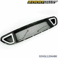 Fit For 2015-17 Ford Mustang US Front Bumper Mesh Grille Grill W/ LED DRL Lights