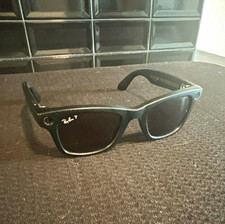 Meta Gen 2 Ray-Ban Wayfarer Men s Polarized Sunglasses Black Frame/Lens