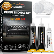 Black Leather Repair Kit for Furniture Leather Seat Repair Kit for Cars Easily