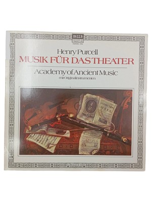Decca Purcell Musik für Theater LP Academy of Ancient Music Hogwood
