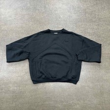 Rhude Crewneck Sweater "EMBROIDERED CHENILLE" Black Used Size S - 704-27 